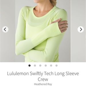 Lululemon Swiftly Tech Long Sleeve